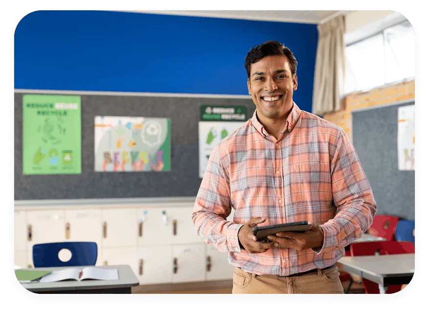 Estudiantes en actividad de Secundaria